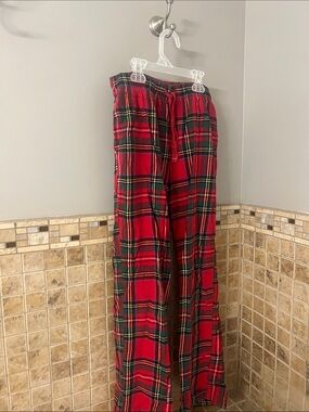 Old Navy Red Plaid Lounge Pants